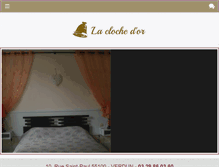 Tablet Screenshot of laclochedor.fr
